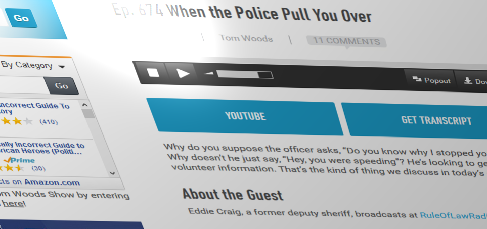 Interview – Eddie’s 06/03/2016 Interview with Tom Woods