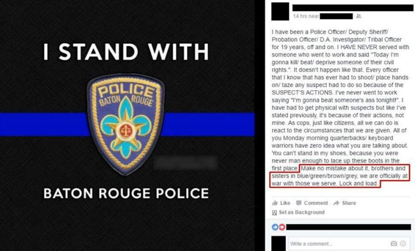 Cop - The Mentality is Clear