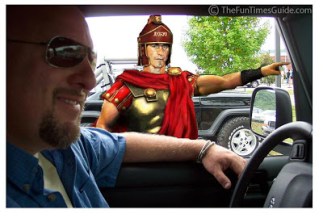 Roman Centurion Stopping Chariot 002